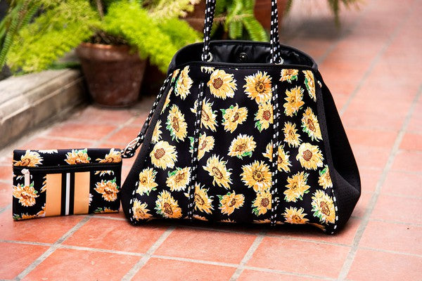 Sunflower Neoprene Tote