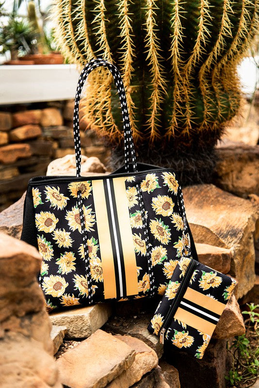 Sunflower Neoprene Tote