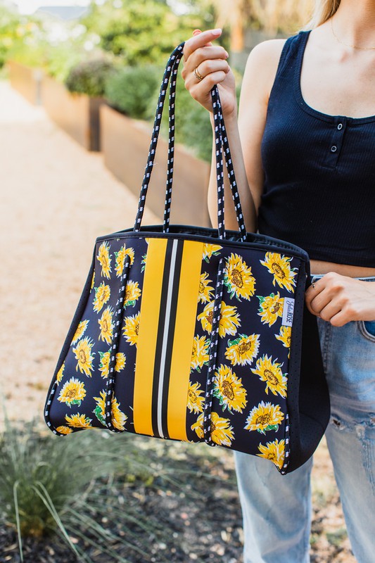 Sunflower Neoprene Tote