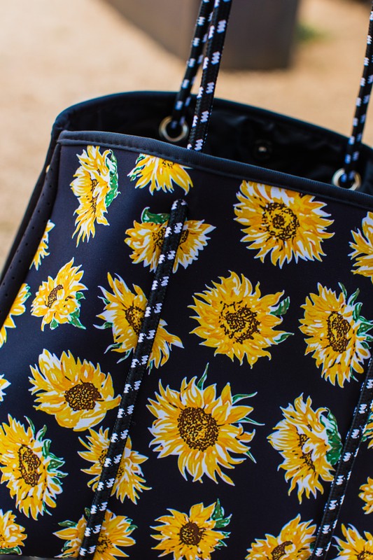 Sunflower Neoprene Tote