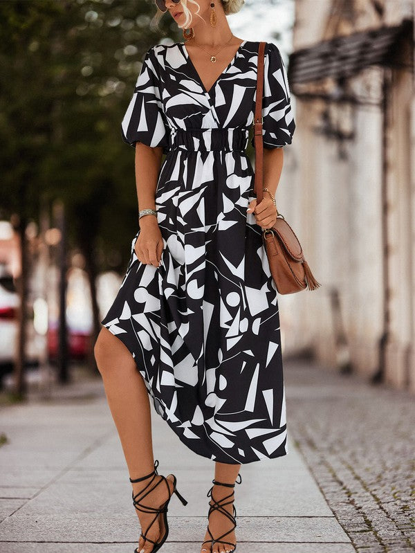 Women Printed Long Dress