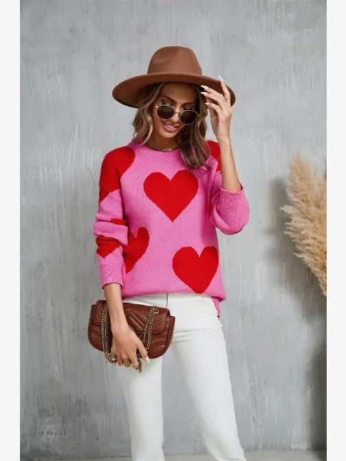 Heart Knit Sweater