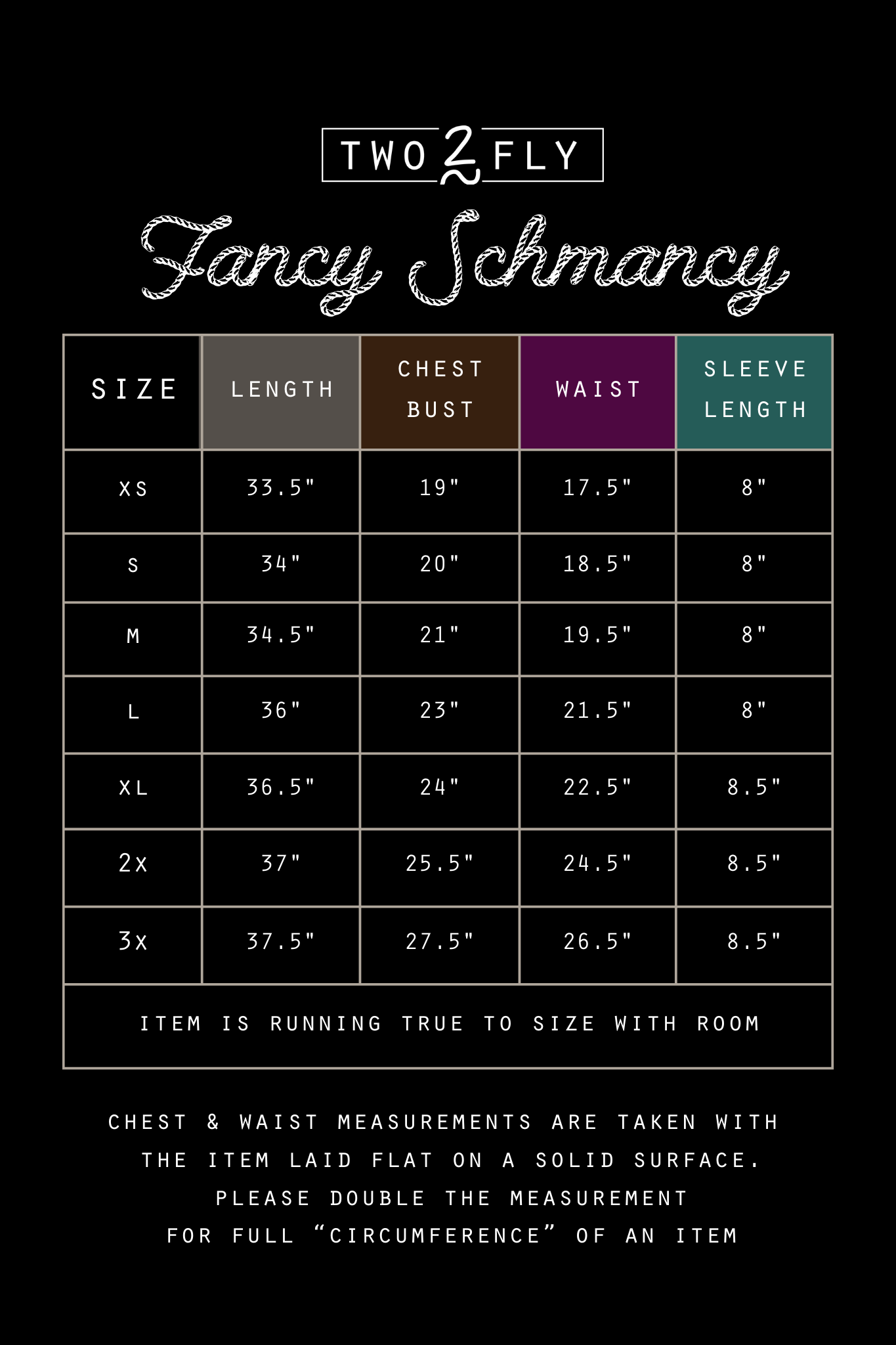 FANCY SCHMANCY [NO M/L]