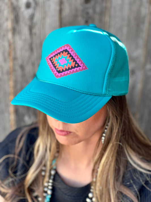 Cheyenne Aztec on Foam Trucker Cap