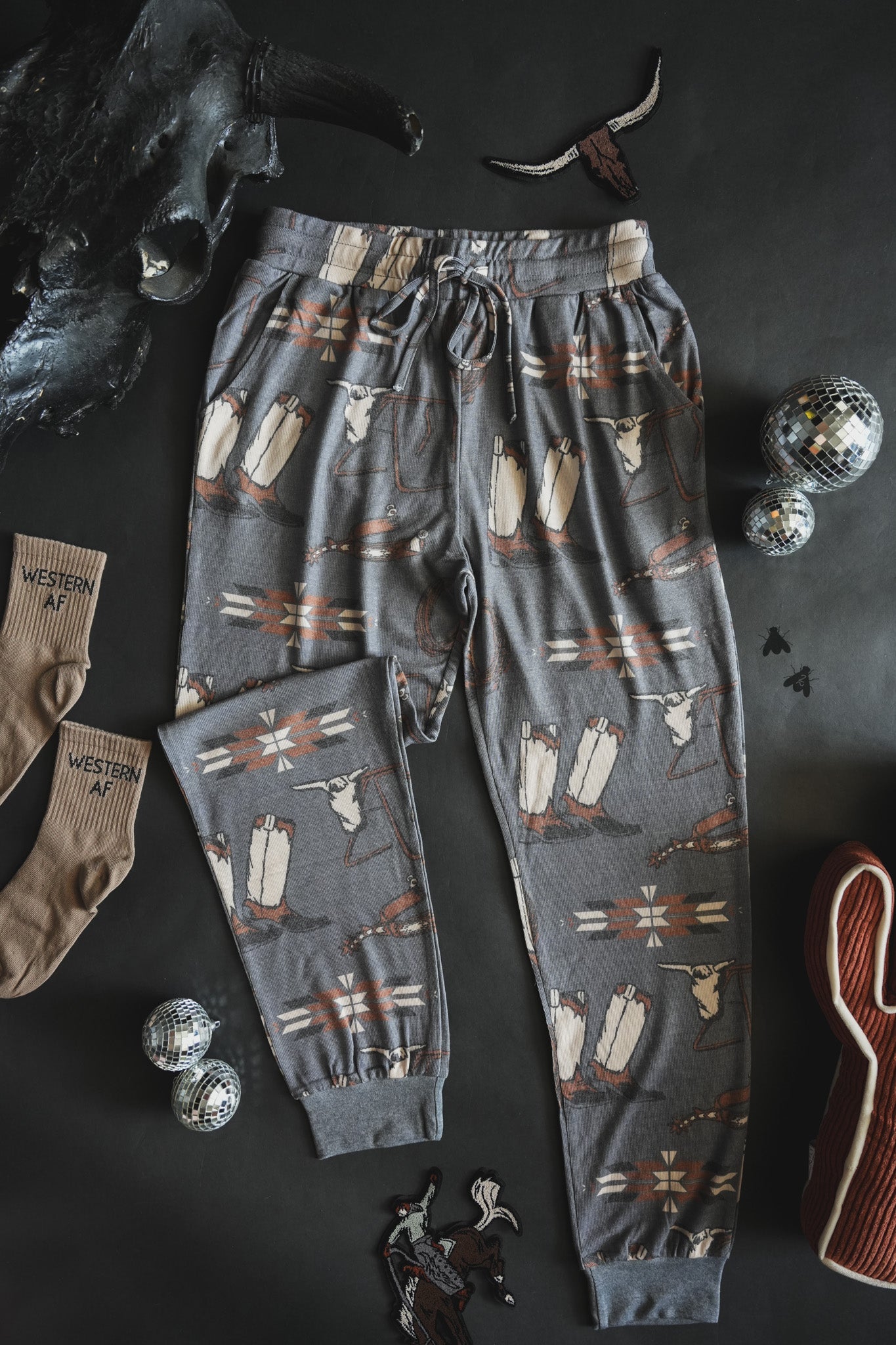 LOUNGY LARIAT JOGGERS *WESTY WEST