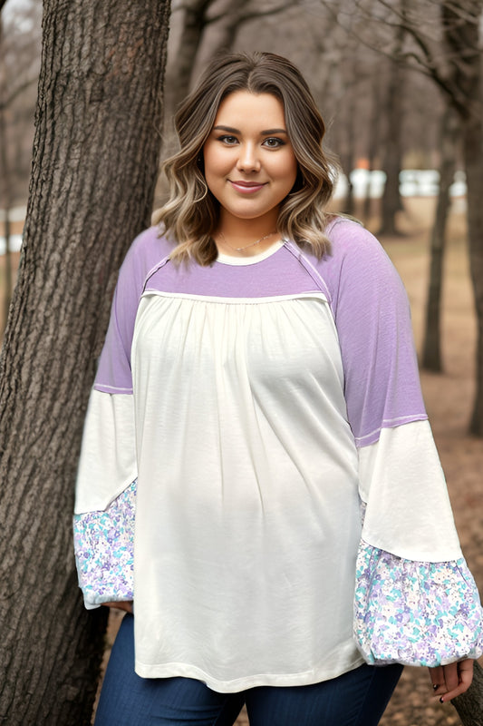 Lavender Grace Puff Sleeve