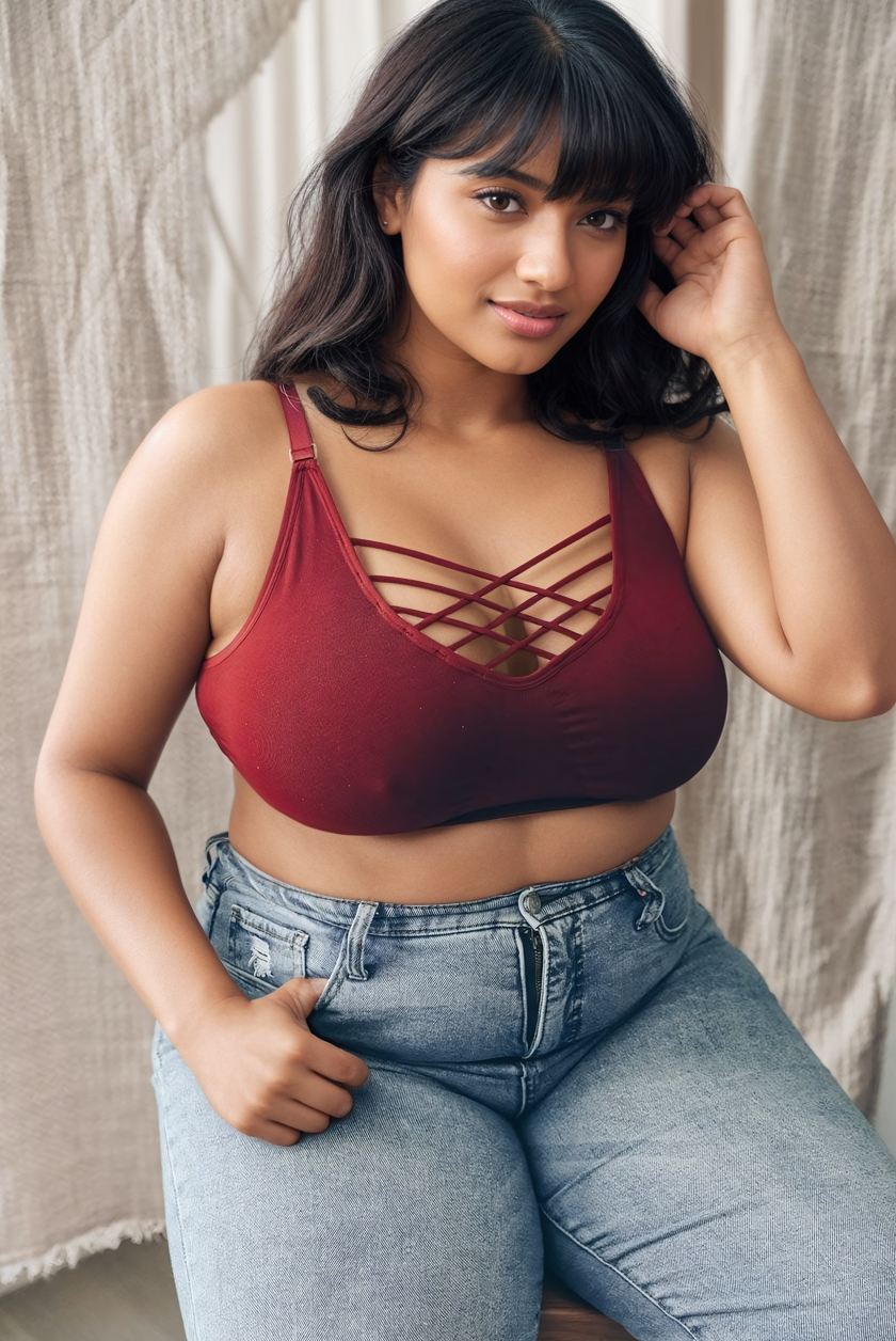 Interwoven Strappy Front Bralette