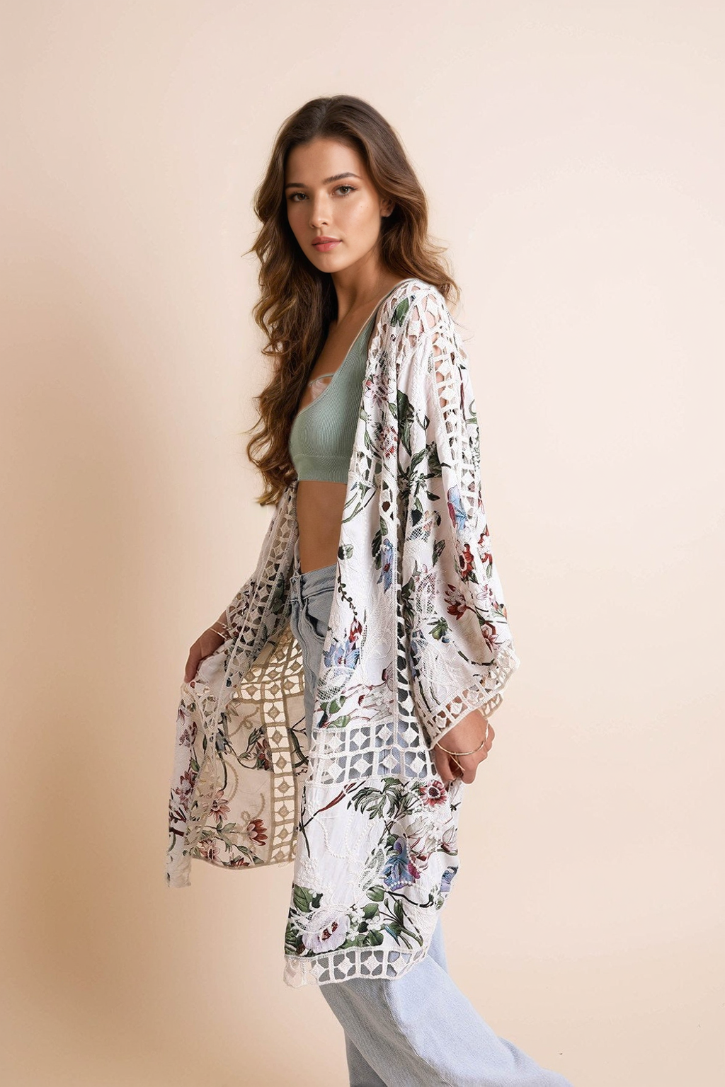 Heriloom Embroidered Kimono