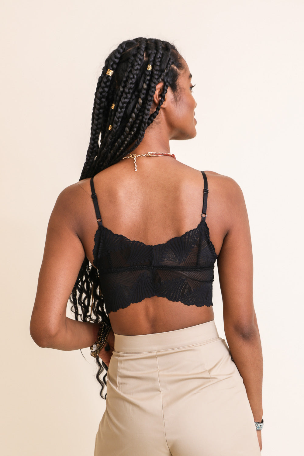 Butterfly Scallop Lace Bralette