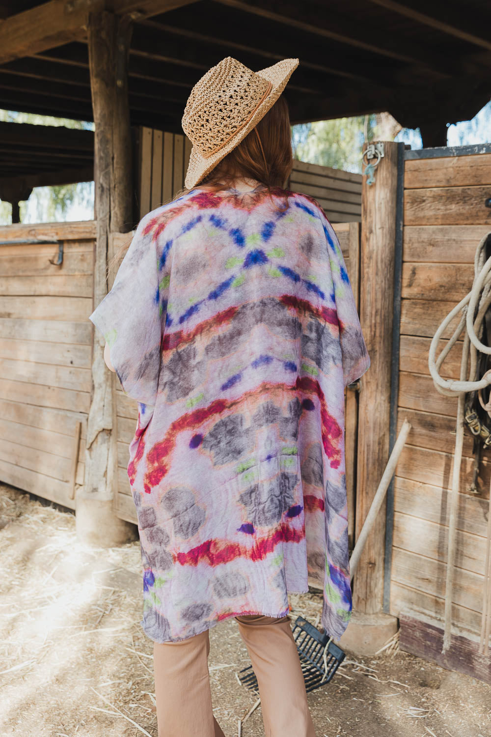 Daydream Tie Dye Cover Up Kimono