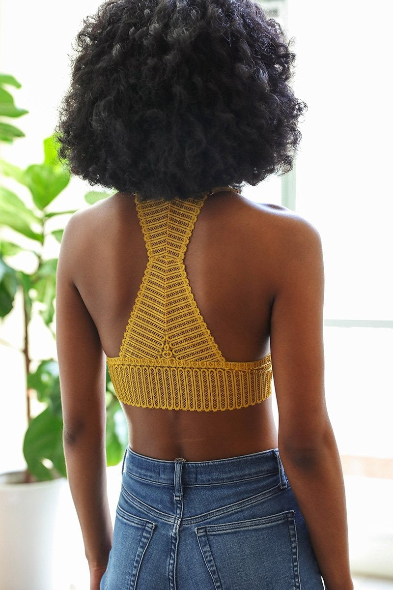 Lace Boho Racerback Bralette