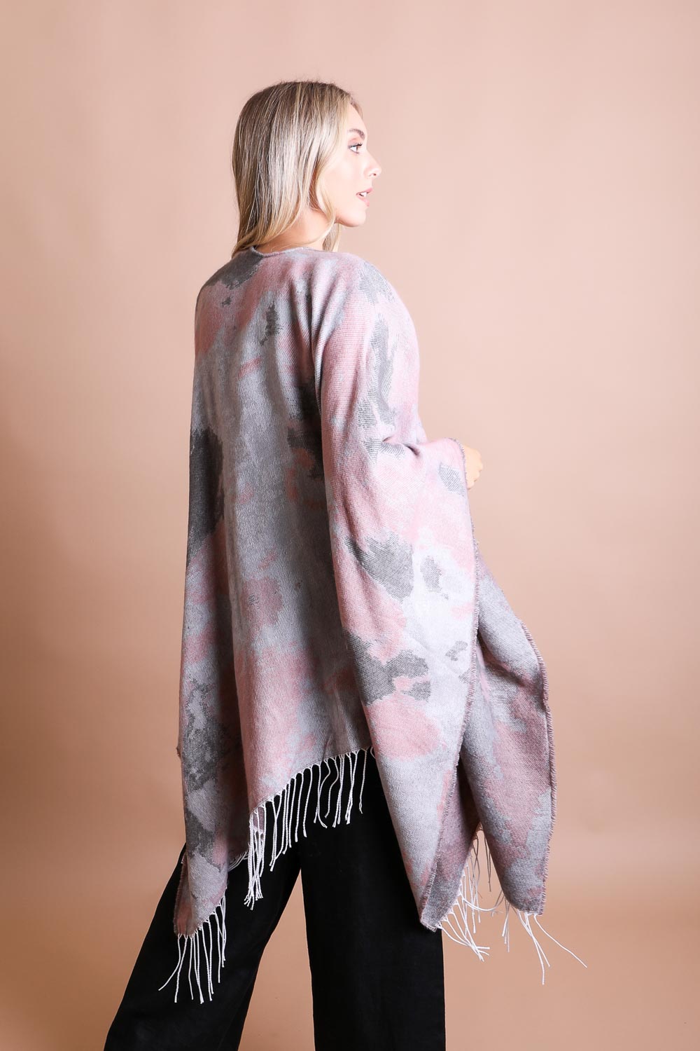 Marble Ruana Wrap Ponchos