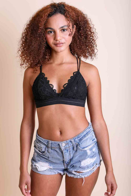 The Daisy Bralette Small / Black