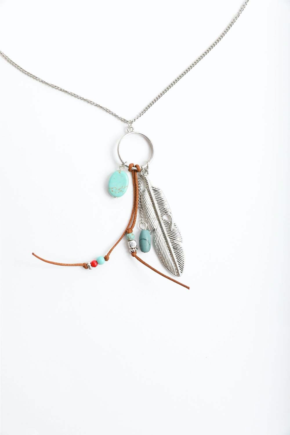 Turquoise Charm Necklace Jewelry