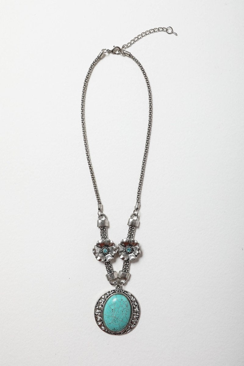 Turquoise Florette Necklace Jewelry