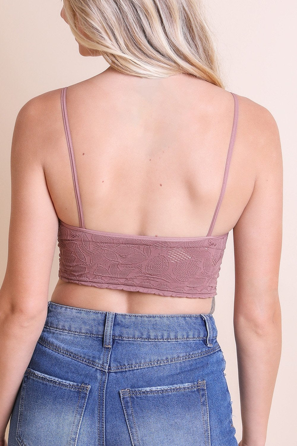 V-Cut Textured Brami Bralette